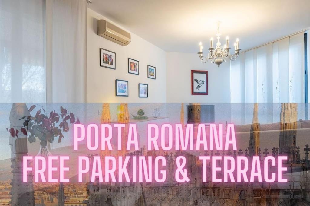 Duomo-PortaromanaXxl Home Terrace & Free Parking Мілан Екстер'єр фото